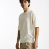 T shirt girocollo in cotone bianco men Hosio - 6