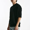 T shirt girocollo in cotone nero men Hosio - 6