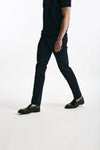 Pantalone in cotone stretch blu men Incotex - 4