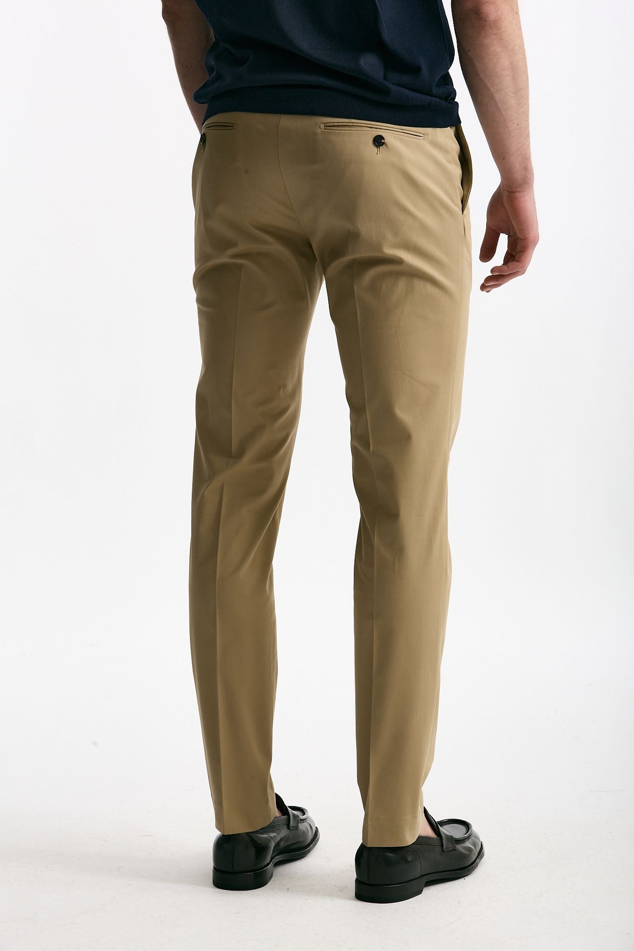 Pantalone in cotone stretch beige men Incotex - 3
