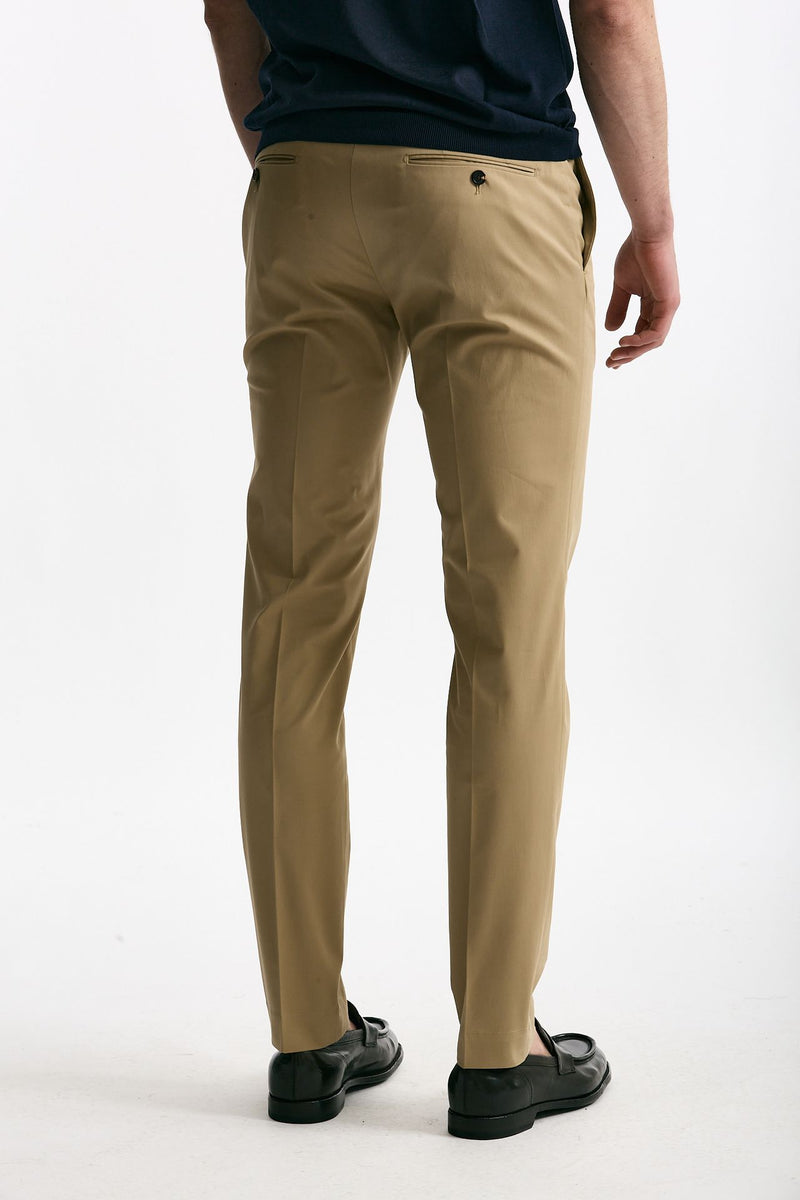 Pantalone in cotone stretch beige men Incotex - 3