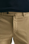 Pantalone in cotone stretch beige men Incotex - 5