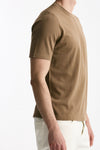 T shirt in cotone cammello men Kangra - 2