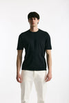T shirt in cotone nero men Kangra - 2