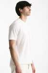 T shirt in cotone bianco men Kangra - 2