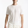 T shirt in cotone bianco men Kangra - 6