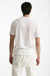 T shirt in cotone bianco men Kangra - 3