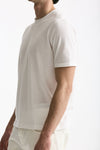 T shirt in cotone bianco men Kangra - 4