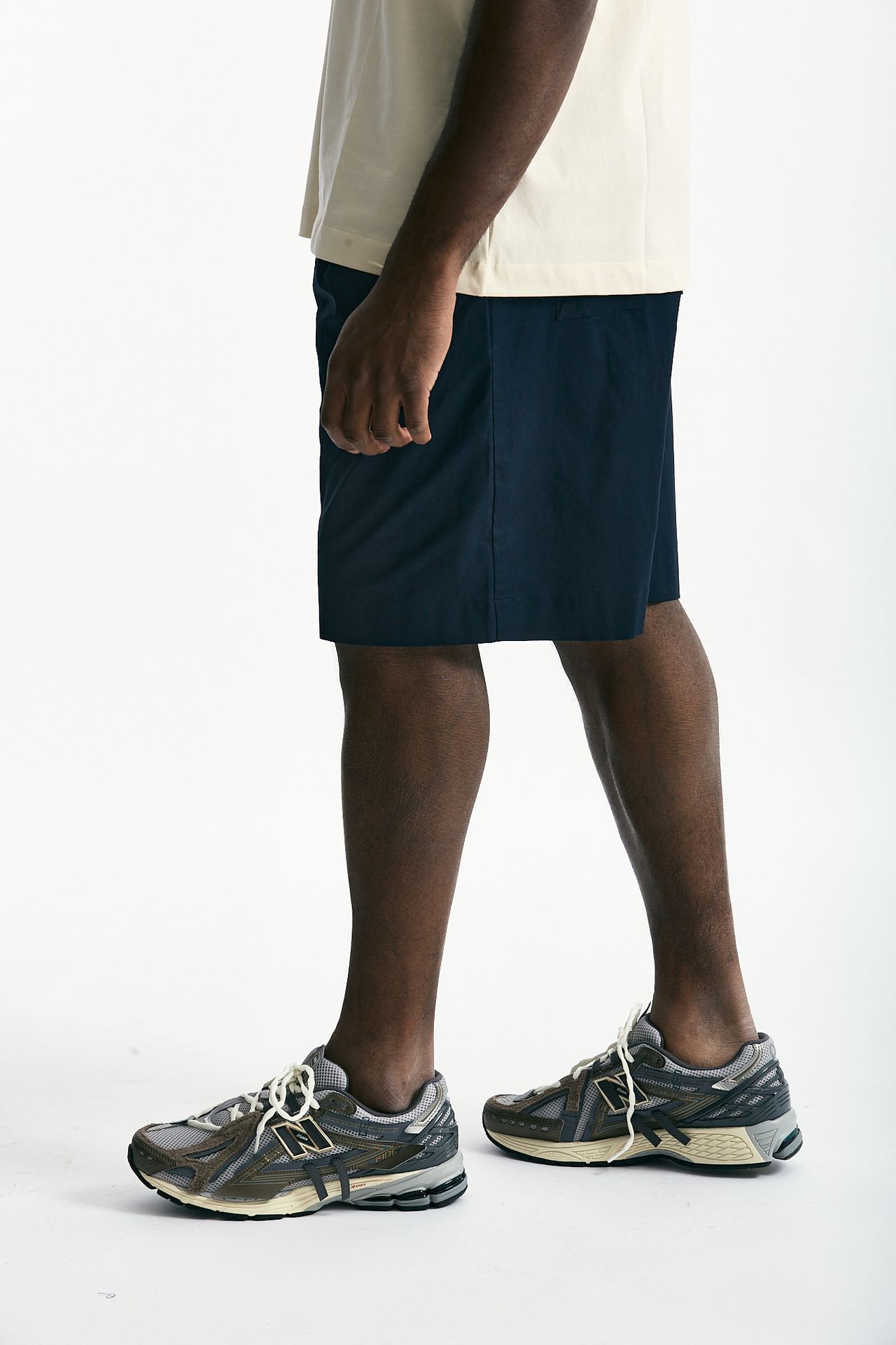 Bermuda in cotone stretch blu men Laneus - 2