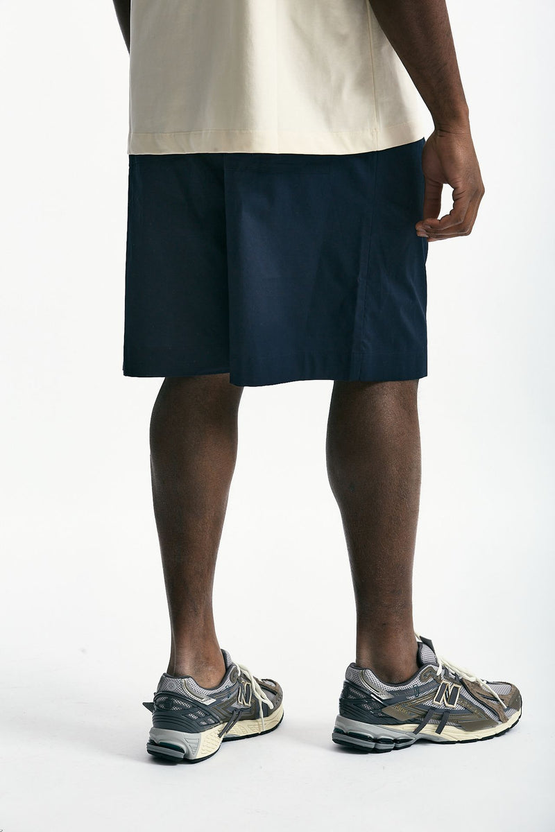 Bermuda in cotone stretch blu men Laneus - 3