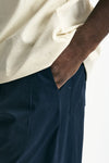 Bermuda in cotone stretch blu men Laneus - 4