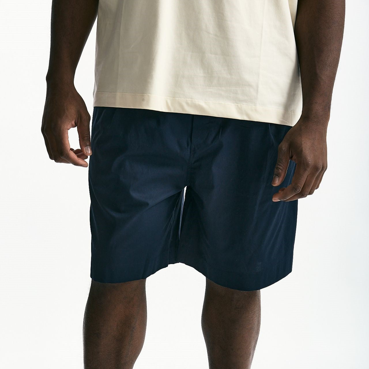 Bermuda in cotone stretch blu men Laneus - 7