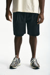 Bermuda in cotone stretch nero men Laneus - 1