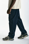 Pantalone in cotone stretch blu men Laneus - 3