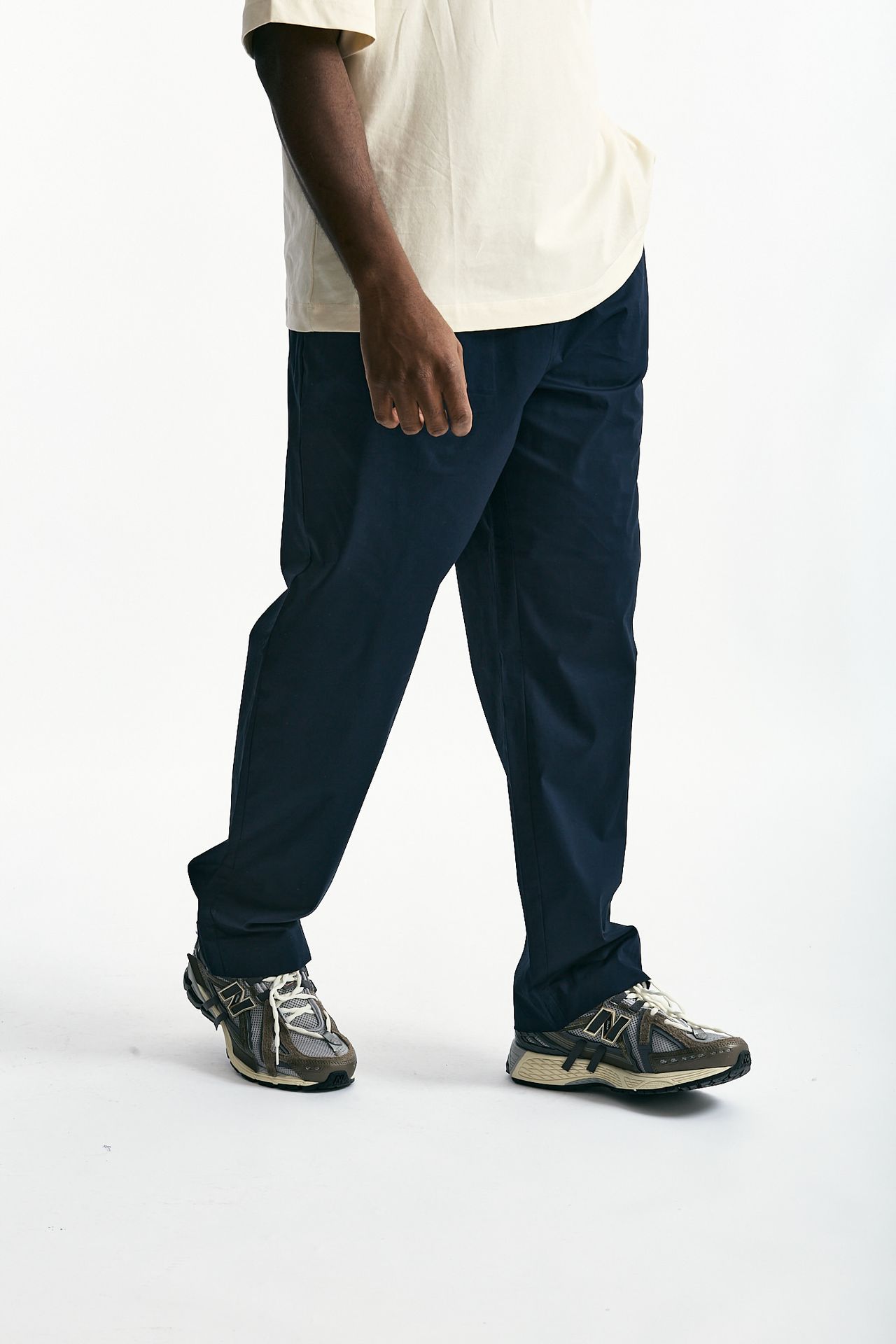 Pantalone in cotone stretch blu men Laneus - 1
