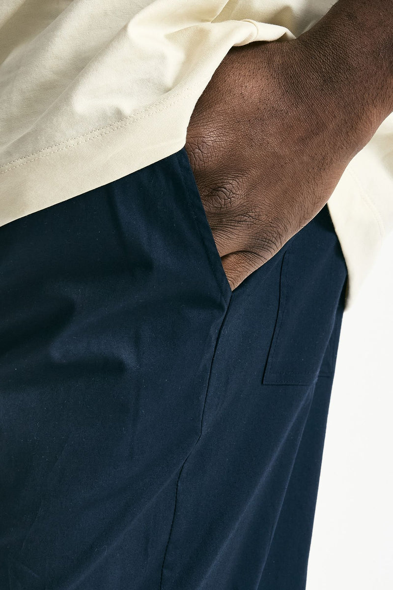 Pantalone in cotone stretch blu men Laneus - 6