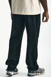 Pantalone in cotone stretch nero men Laneus - 3