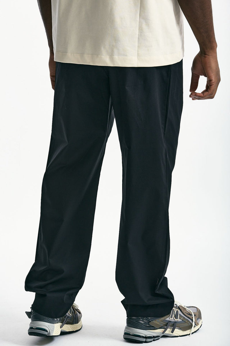 Pantalone in cotone stretch nero men Laneus - 3