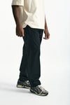 Pantalone in cotone stretch nero men Laneus - 4