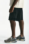 Bermuda in cotone nero men Laneus - 3