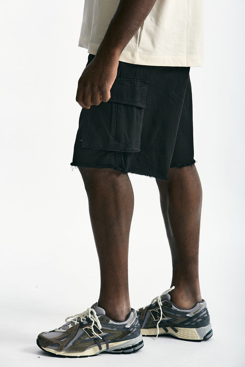 Bermuda in cotone nero men Laneus - 3