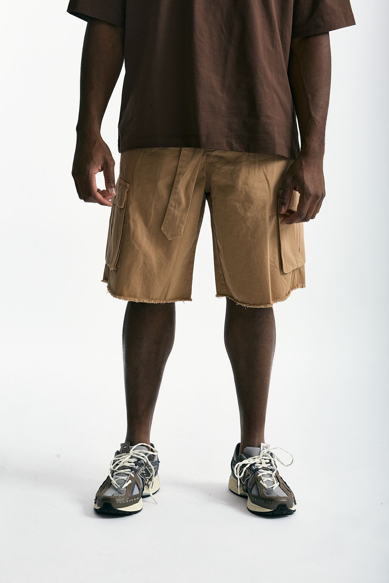 Bermuda in cotone cammello men Laneus - 1
