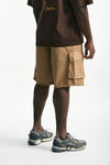Bermuda in cotone cammello men Laneus - 3