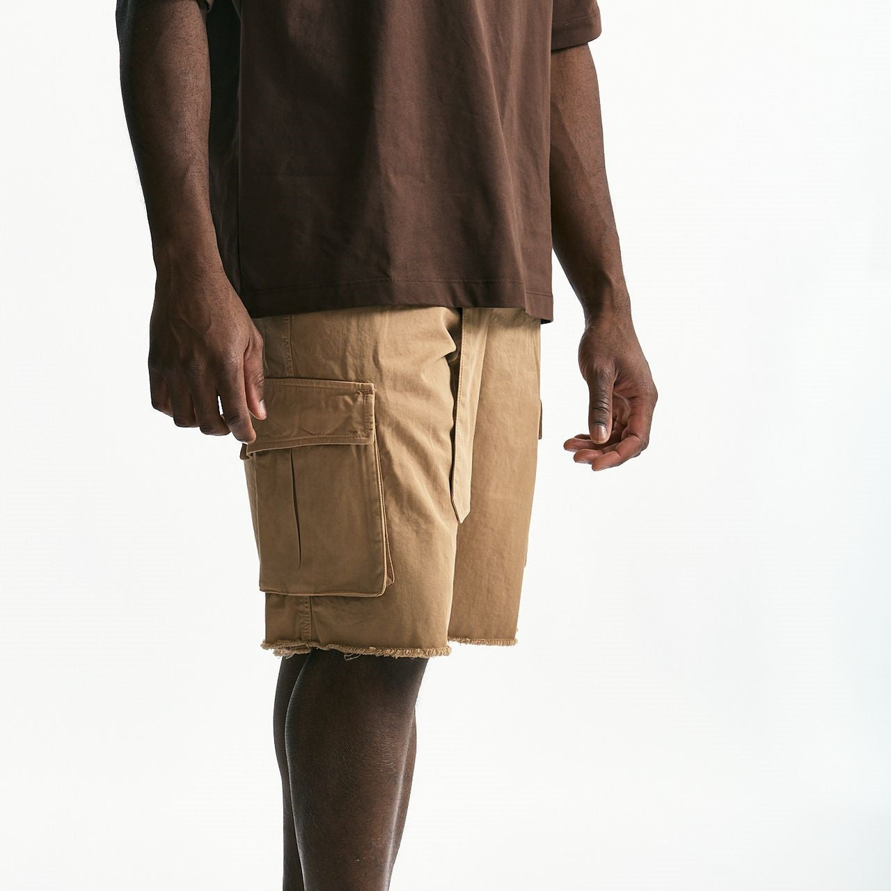 Bermuda in cotone cammello men Laneus - 9