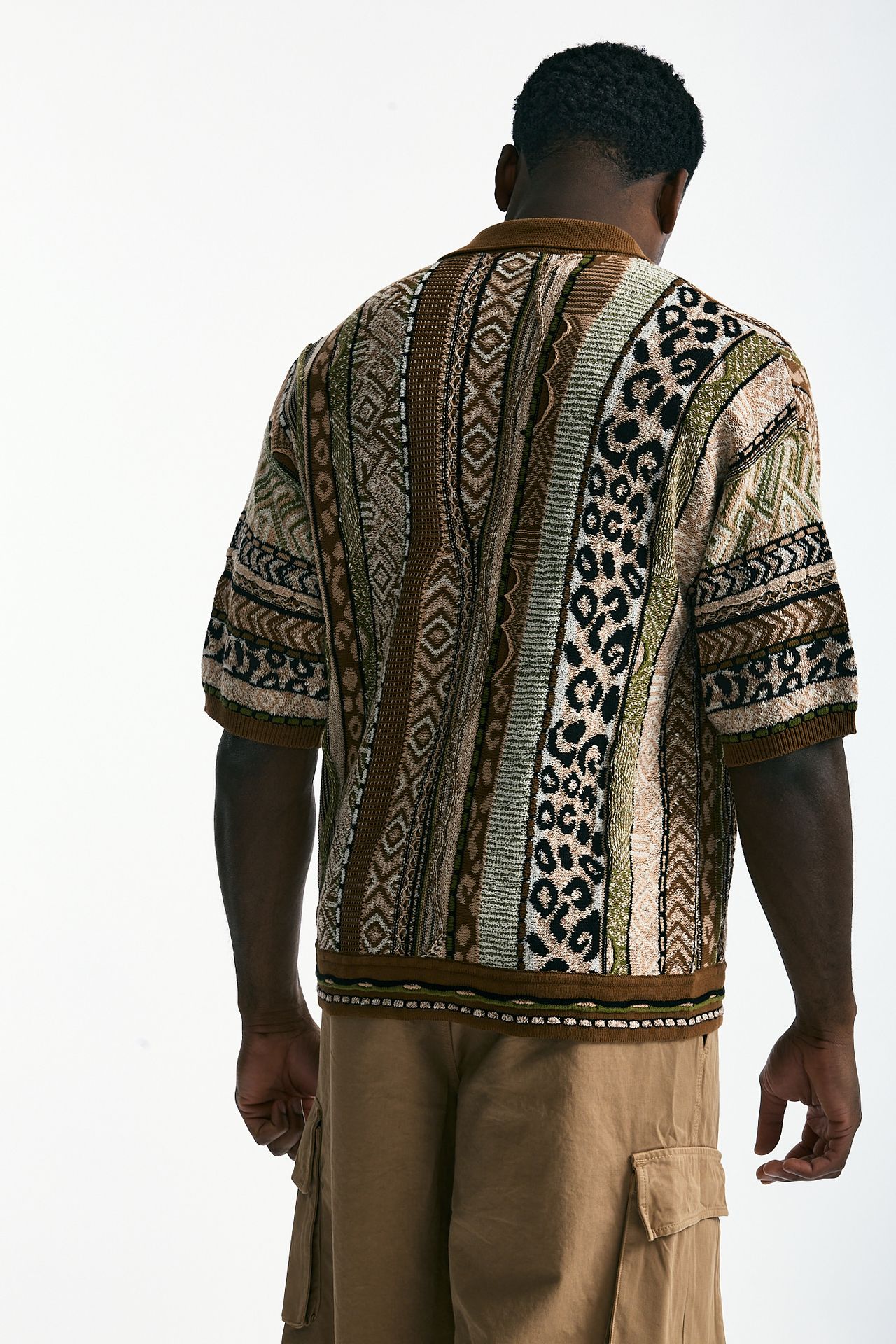 Maglia in cotone e poliestere fantasia men Laneus - 1