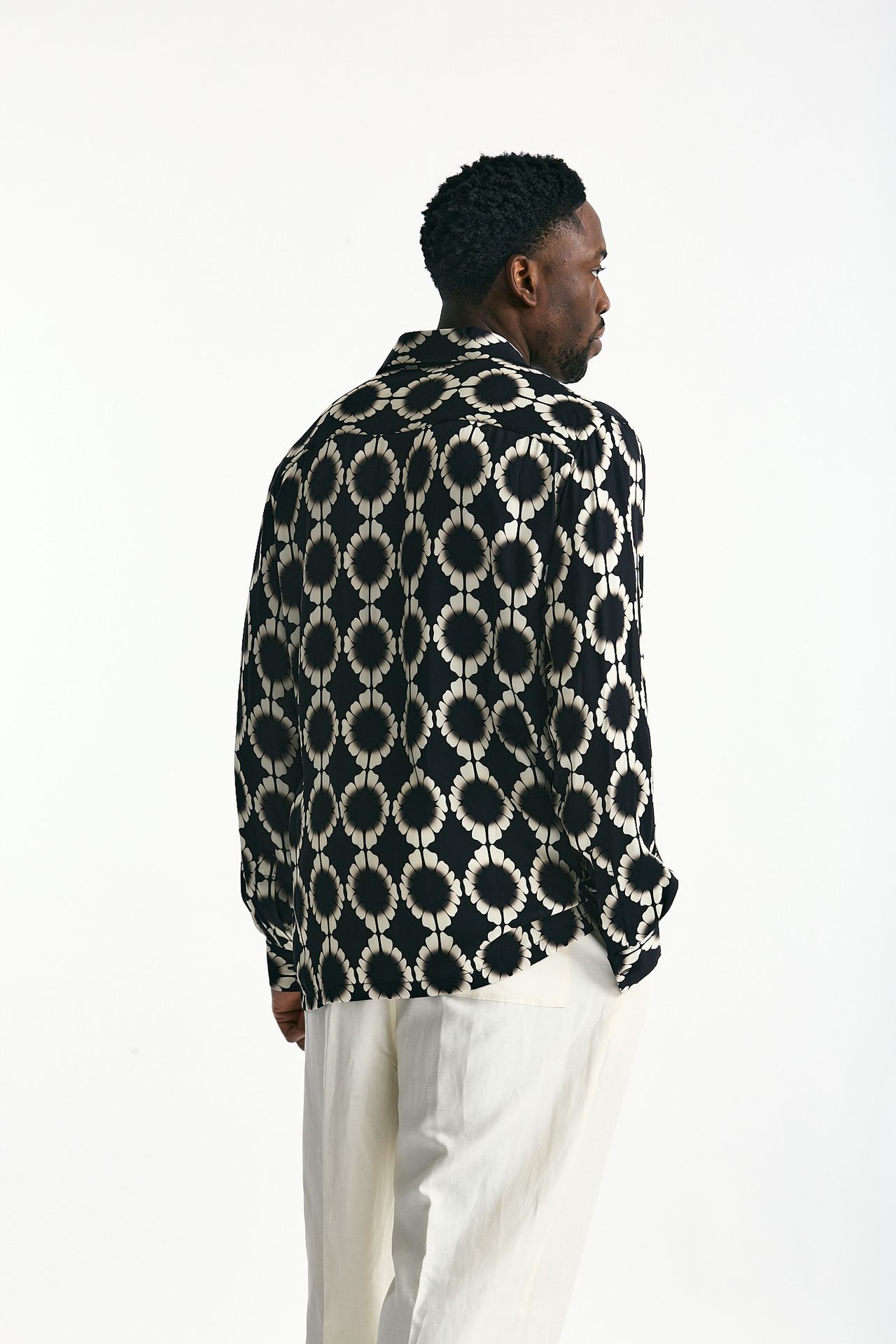 Camicia in viscosa fantasia men Laneus - 4
