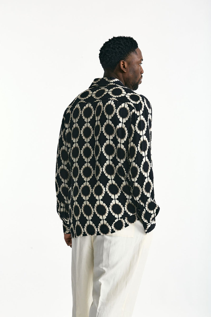 Camicia in viscosa fantasia men Laneus - 4