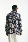 Camicia in viscosa e lino fantasia men Laneus - 3