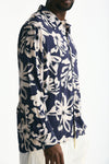 Camicia in viscosa e lino fantasia men Laneus - 4