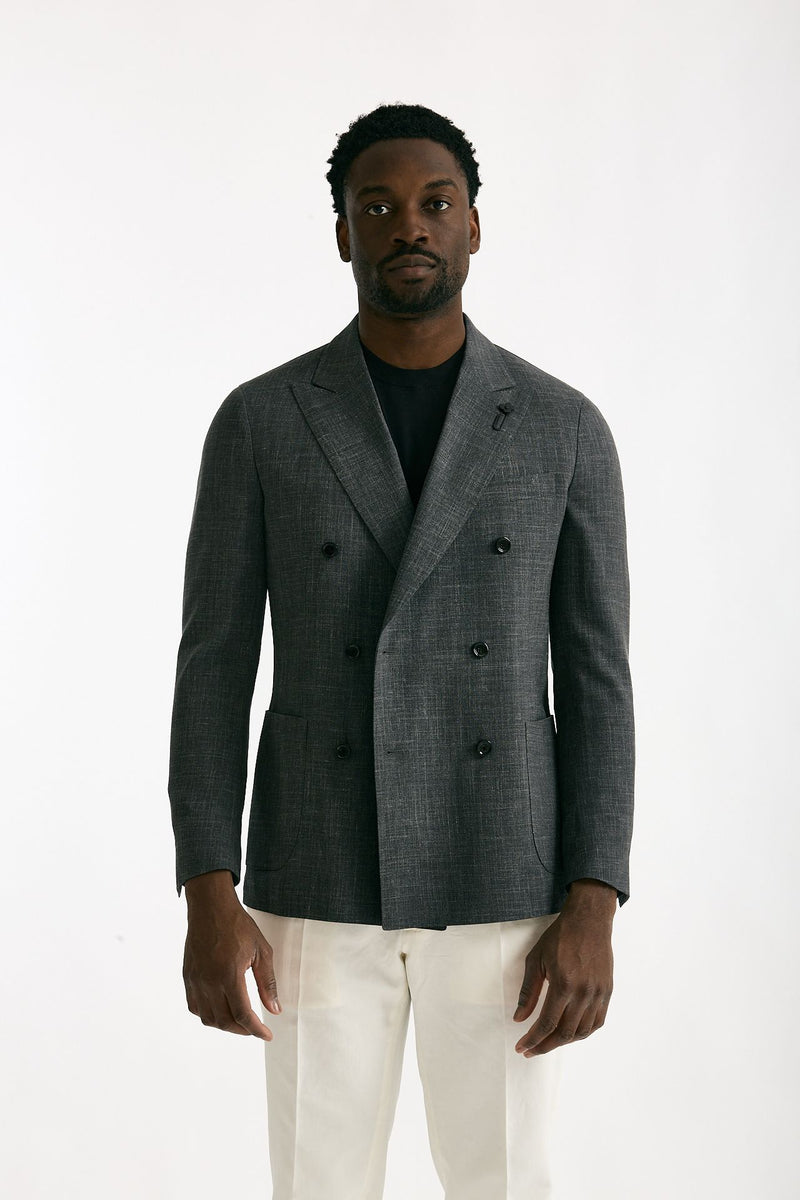 Giacca doppio petto grigio men Lardini - 1