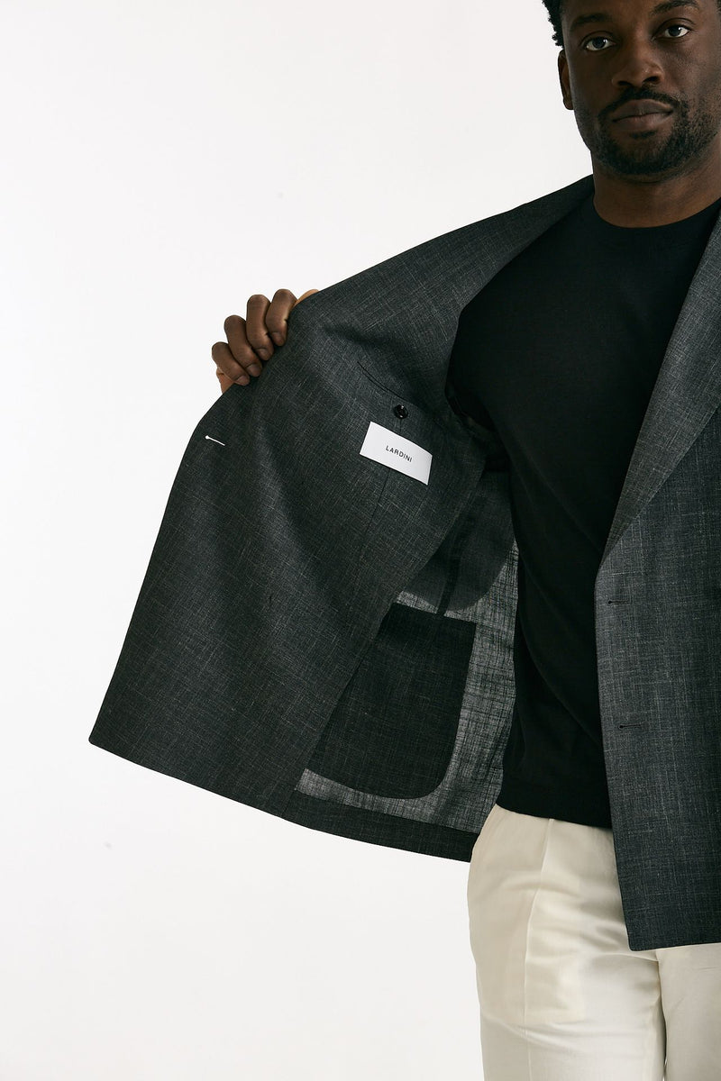 Giacca doppio petto grigio men Lardini - 7