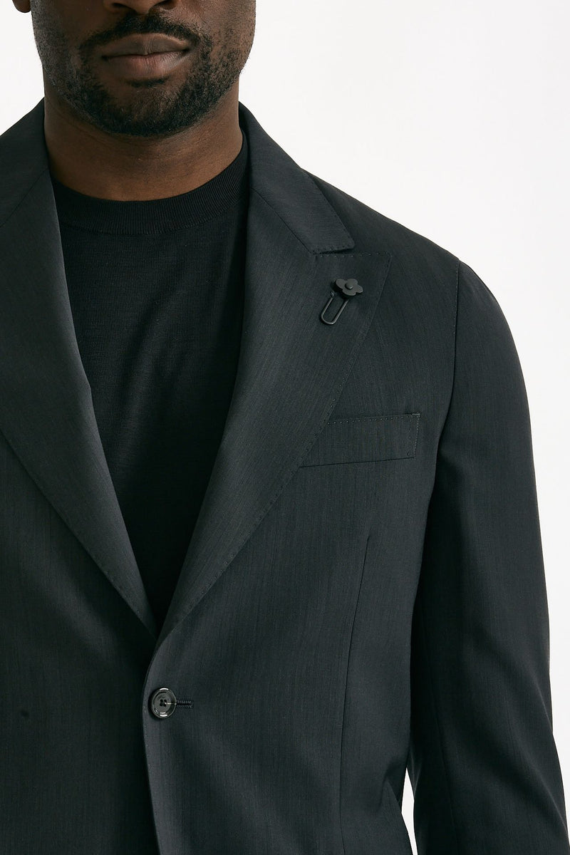 Abito monopetto lana grigio men Lardini - 6