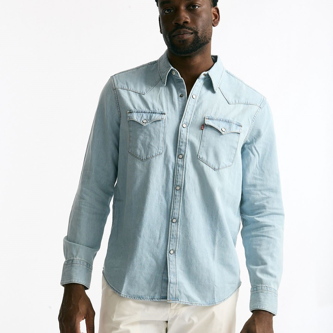 Camicia in denim lavaggio chiaro men Levi's - 6