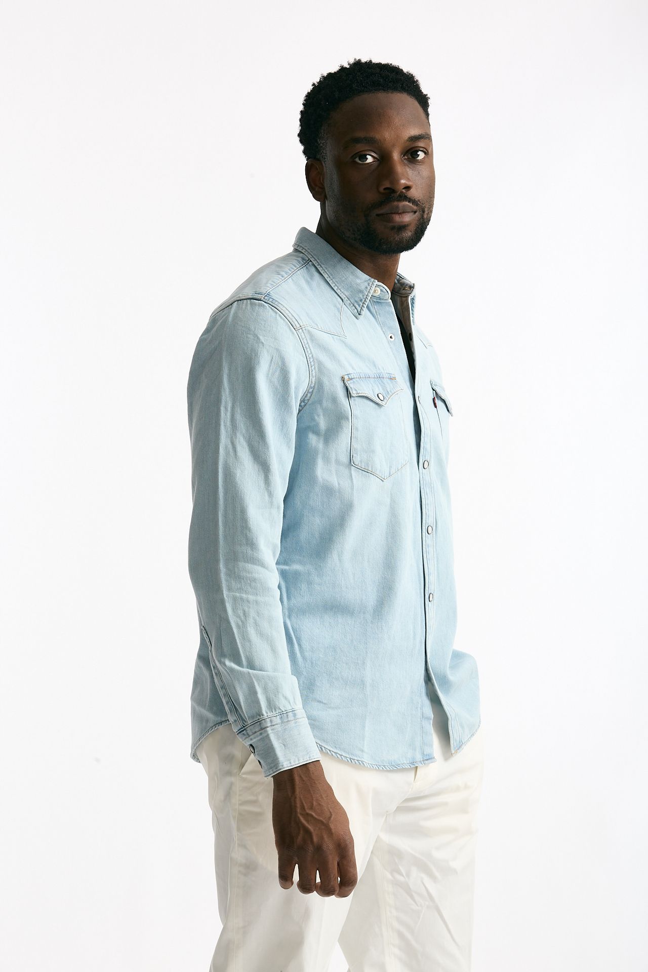 Camicia in denim lavaggio chiaro men Levi's - 4