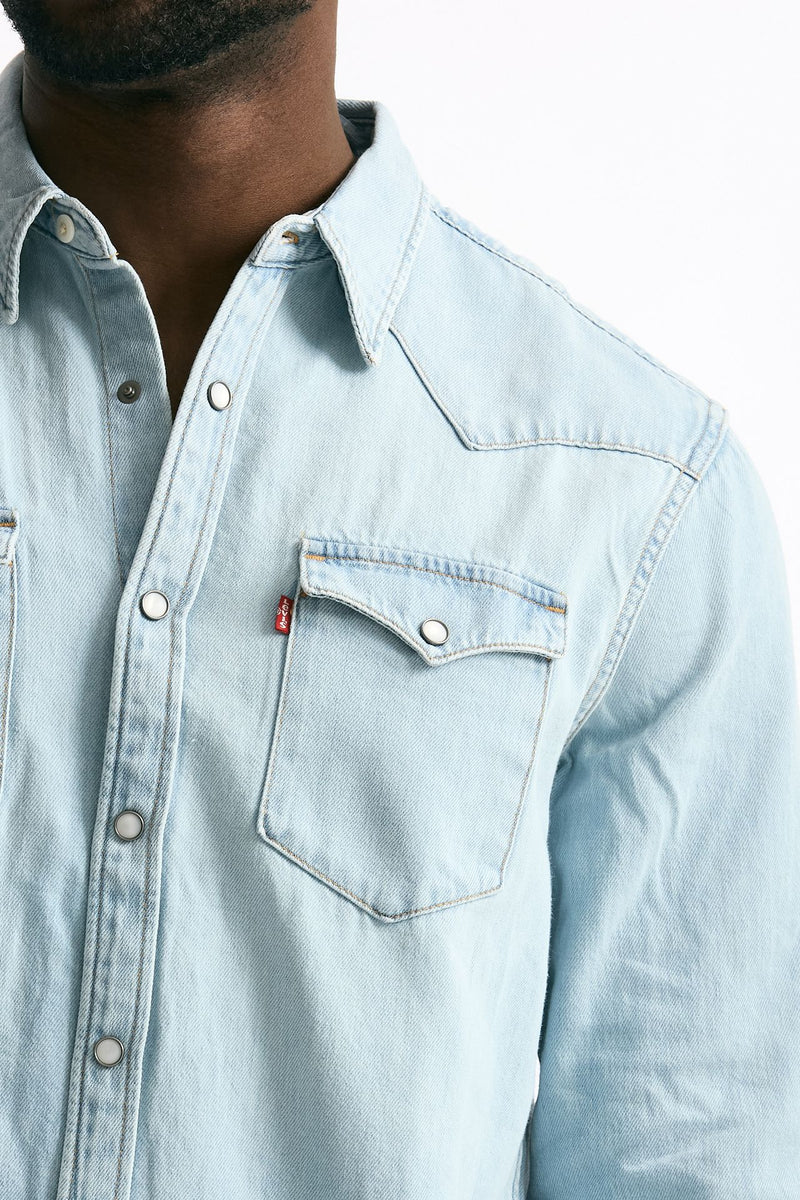 Camicia in denim lavaggio chiaro men Levi's - 5