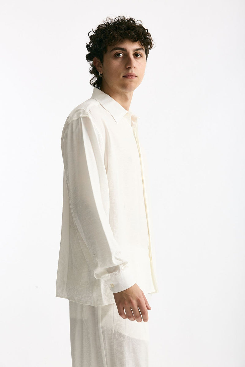 Camicia morbida bianco men Marsēm - 2