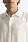 Camicia morbida bianco men Marsēm - 4