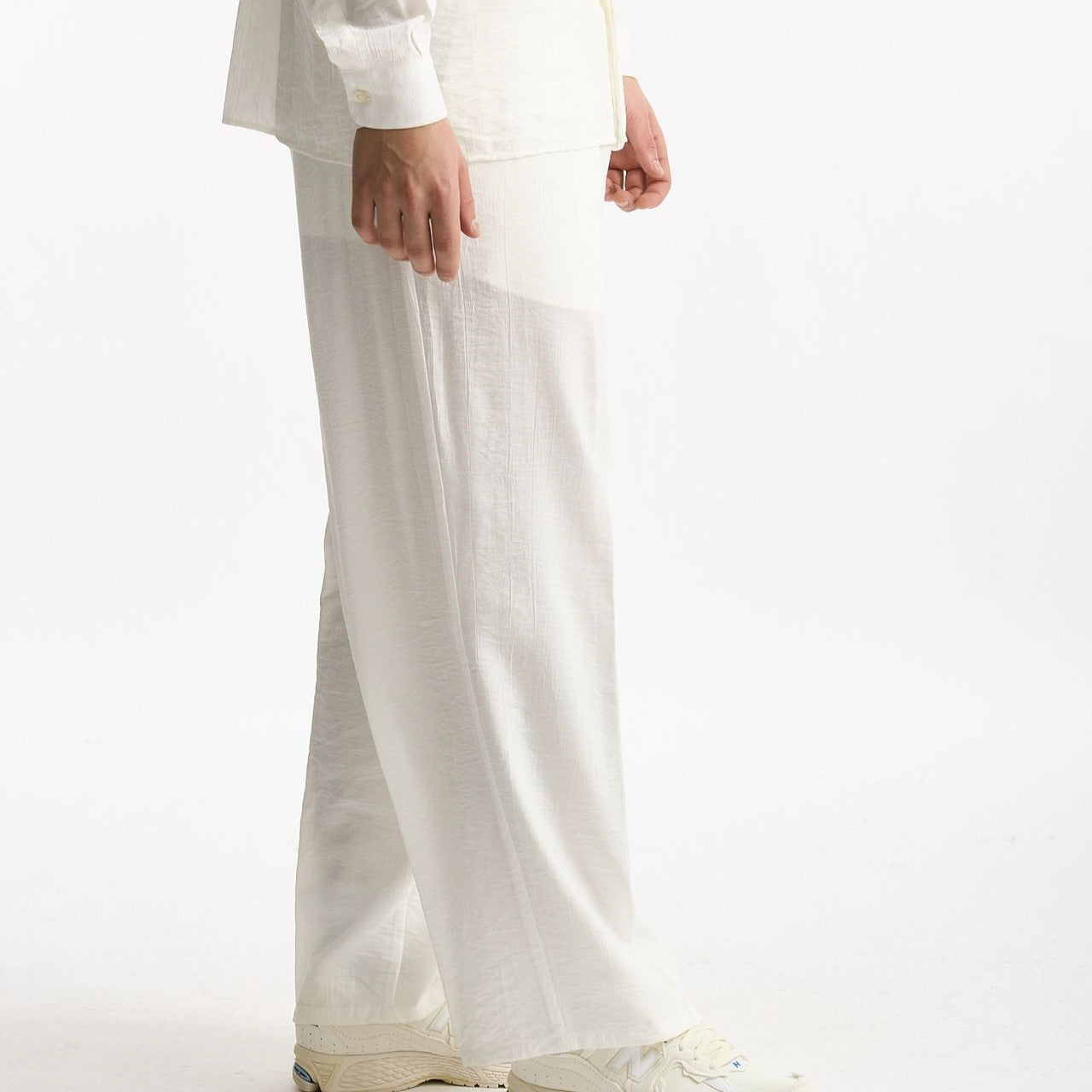 Pantalone viscosa e poliammide lavorato men Marsēm - 8