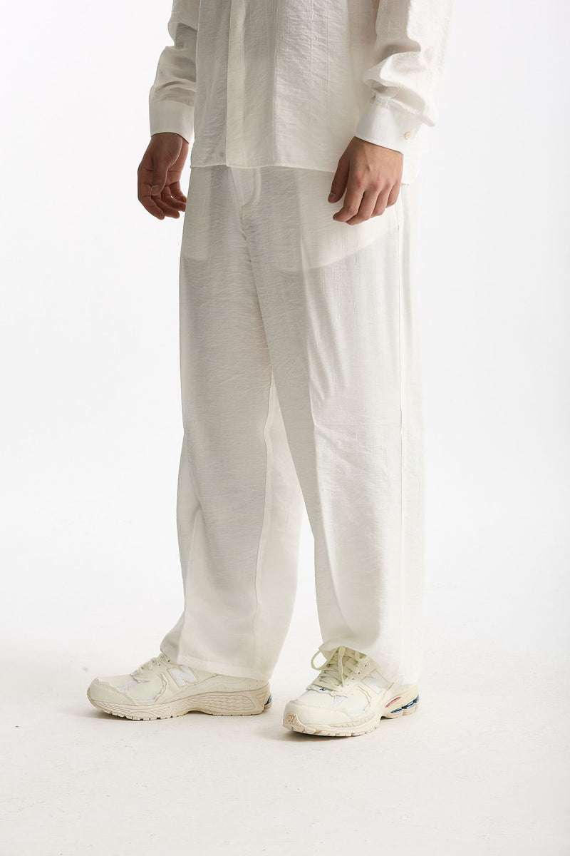 Pantalone viscosa e poliammide lavorato men Marsēm - 4