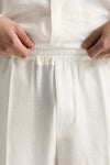 Pantalone viscosa e poliammide lavorato men Marsēm - 6