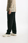 Pantalone viscosa e poliestere nero men Marsēm - 3