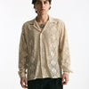 Camicia in viscosa cammello men Marsēm - 6
