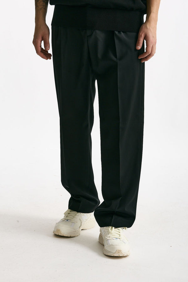 Pantalone gamba ampia nero men Marsēm