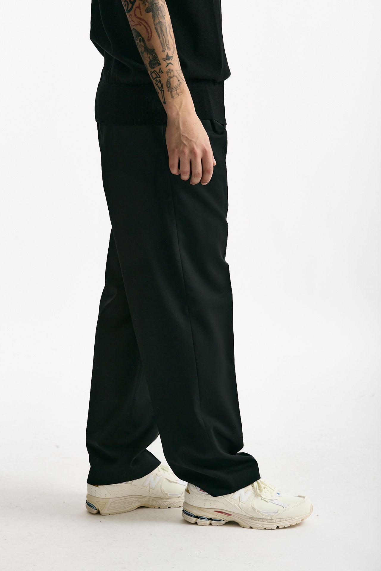 Pantalone gamba ampia nero men Marsēm - 2