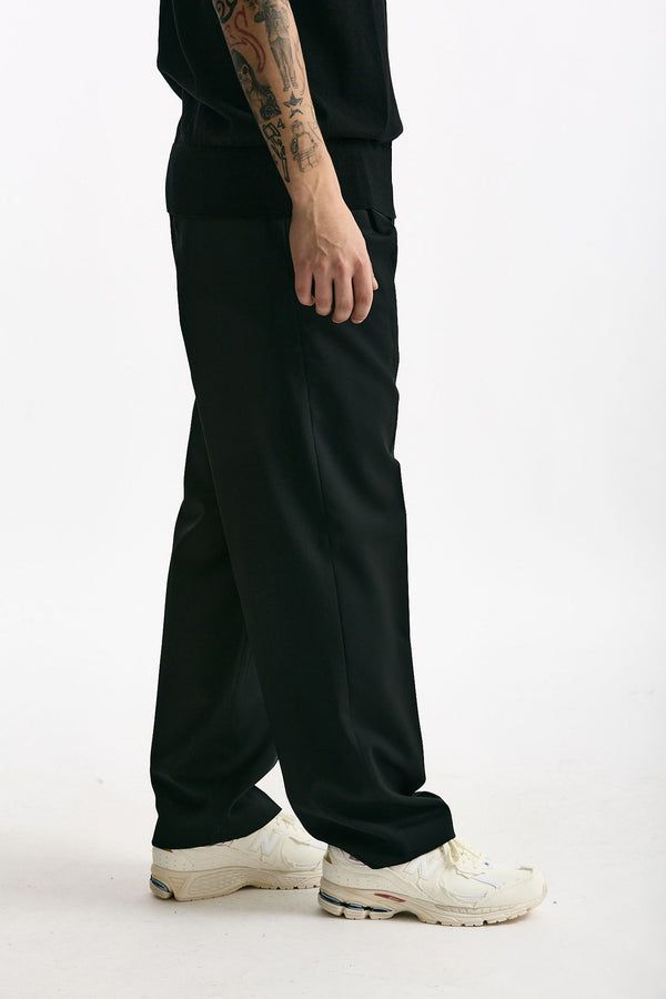 Pantalone gamba ampia nero men Marsēm