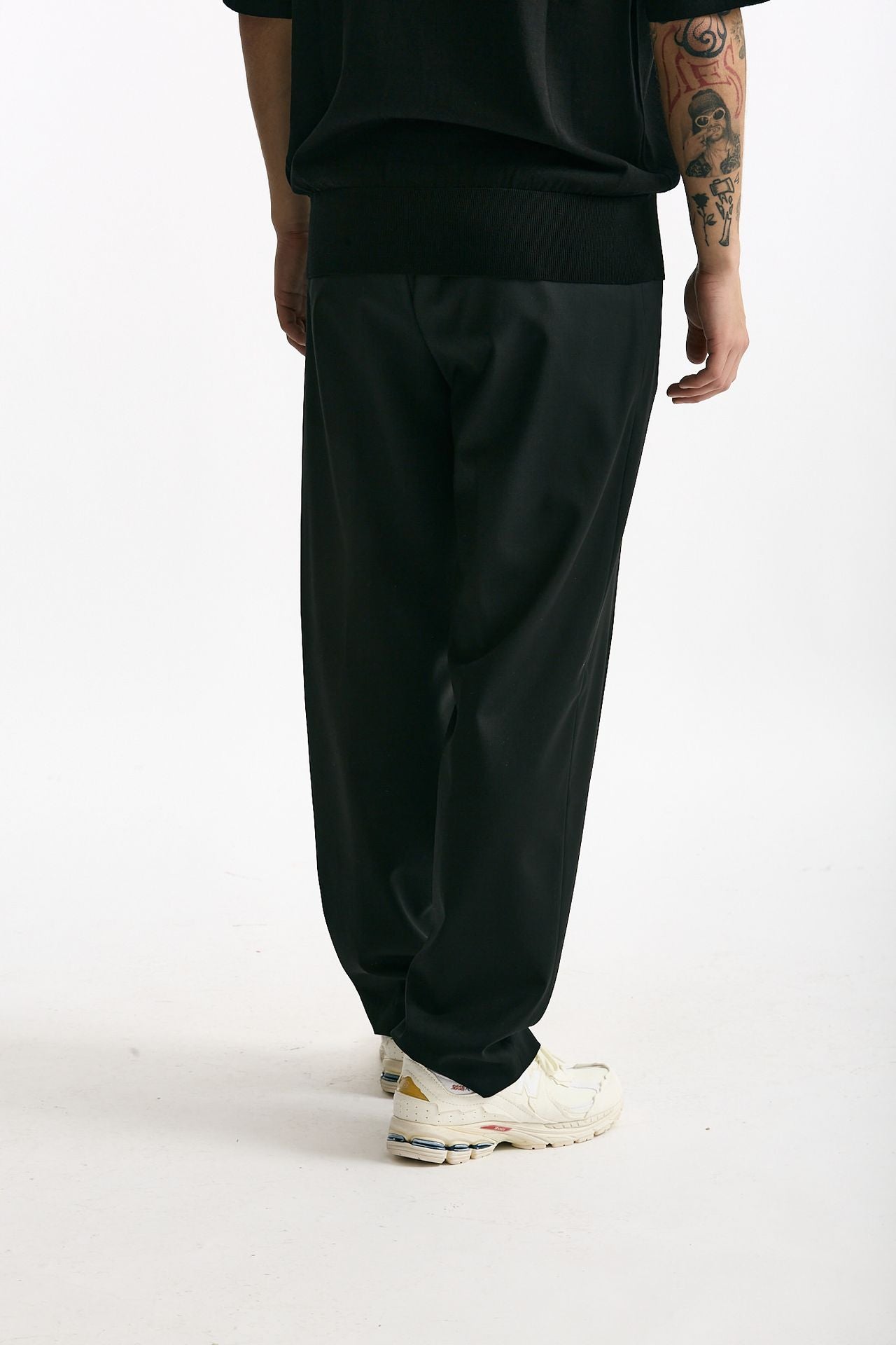 Pantalone gamba ampia nero men Marsēm - 3